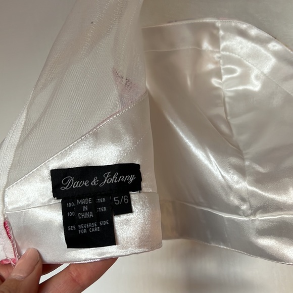 Dave & Johnny Short Two Piece Prom Dress Size 5/6 Never Worn - Picture 7 of 9